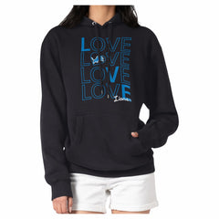 Detroit Lions G-III 4Her by Carl Banks Women's Love Team Fleece Tri-Blend Pullover Hoodie - Black on sale