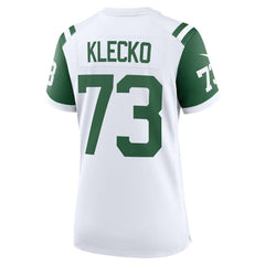 Joe Klecko New York Jets Women's Classic Alternate Retired Player Game Jersey - White online