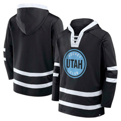 Utah Mammoth Fanatics Inside Line Pullover Hoodie - Black Hoodies
