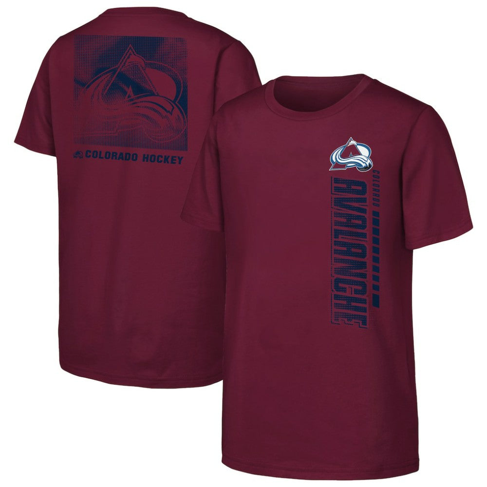 Colorado Avalanche Youth Atmosphere T-Shirt - Burgundy T-shirts