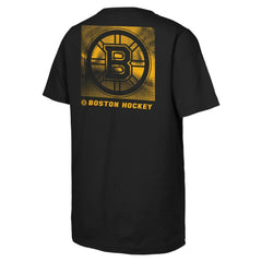 Boston Bruins Youth Atmosphere T-Shirt - Black T-shirts