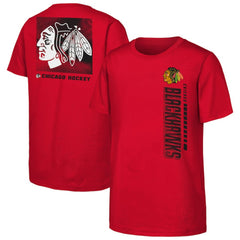 Chicago Blackhawks Youth Atmosphere T-Shirt - Red T-shirts