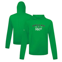 Dallas Stars Levelwear Anthem Ice Wall Pullover Hoodie - Kelly Green Hoodies