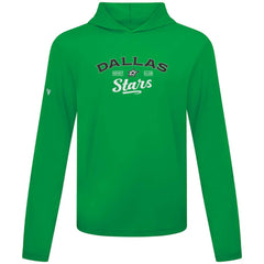 Dallas Stars Levelwear Anthem Ice Wall Pullover Hoodie - Kelly Green Hoodies