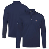 Winnipeg Jets Levelwear Heron Insignia Core Quarter-Zip Jacket - Navy Jackets