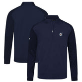 Winnipeg Jets Levelwear Aztec Insignia Core Quarter-Zip Pullover Top - Navy Pullover