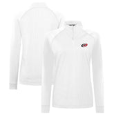 Carolina Hurricanes Levelwear Women's Amethyst Insignia Core Quarter-Zip Jacket - White Jackets