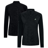 Dallas Stars Levelwear Women's Amethyst Insignia Core Quarter-Zip Jacket - Black Jackets