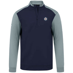 Winnipeg Jets Levelwear Bayou Insignia Core Quarter-Zip Pullover Top - Navy Pullover