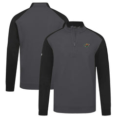 Minnesota Wild Levelwear Bayou Insignia Core Quarter-Zip Pullover Top - Charcoal Pullover