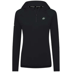 Dallas Stars Levelwear Women's Raven Insignia Core Quarter-Zip Jacket - Black Jackets