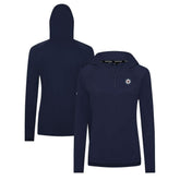 Winnipeg Jets Levelwear Women's Raven Insignia Core Quarter-Zip Jacket - Navy Jackets