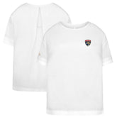 Florida Panthers Levelwear Women's Tulip Primary Logo T-Shirt - White T-shirts