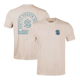 Seattle Kraken Levelwear Richmond Stained Glass T-Shirt - Khaki T-shirts