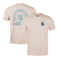 Seattle Kraken Levelwear Richmond Stained Glass T-Shirt - Khaki T-shirts