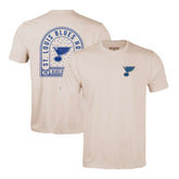 St. Louis Blues Levelwear Richmond Stained Glass T-Shirt - Khaki T-shirts