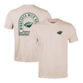 Minnesota Wild Levelwear Richmond Stained Glass T-Shirt - Khaki T-shirts