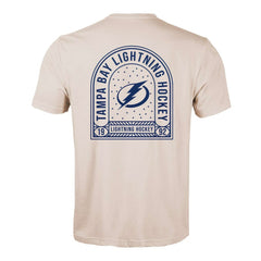 Tampa Bay Lightning Levelwear Richmond Stained Glass T-Shirt - Khaki T-shirts