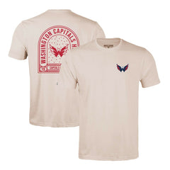 Washington Capitals Levelwear Richmond Stained Glass T-Shirt - Khaki T-shirts