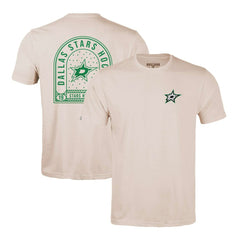 Dallas Stars Levelwear Richmond Stained Glass T-Shirt - Khaki T-shirts
