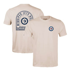 Winnipeg Jets Levelwear Richmond Stained Glass T-Shirt - Khaki T-shirts
