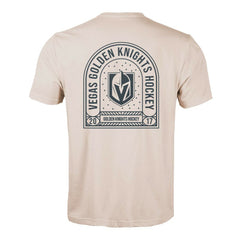 Vegas Golden Knights Levelwear Richmond Stained Glass T-Shirt - Khaki T-shirts