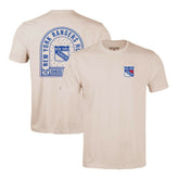New York Rangers Levelwear Richmond Stained Glass T-Shirt - Khaki T-shirts