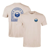 Buffalo Sabres Levelwear Richmond Stained Glass T-Shirt - Khaki T-shirts