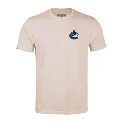 Vancouver Canucks Levelwear Richmond Stained Glass T-Shirt - Khaki T-shirts