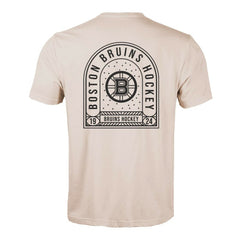 Boston Bruins Levelwear Richmond Stained Glass T-Shirt - Khaki T-shirts