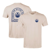 Edmonton Oilers Levelwear Richmond Stained Glass T-Shirt - Khaki T-shirts