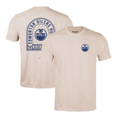 Edmonton Oilers Levelwear Richmond Stained Glass T-Shirt - Khaki T-shirts