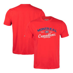 Montreal Canadiens Levelwear Richmond Ice Wall T-Shirt - Red T-shirts