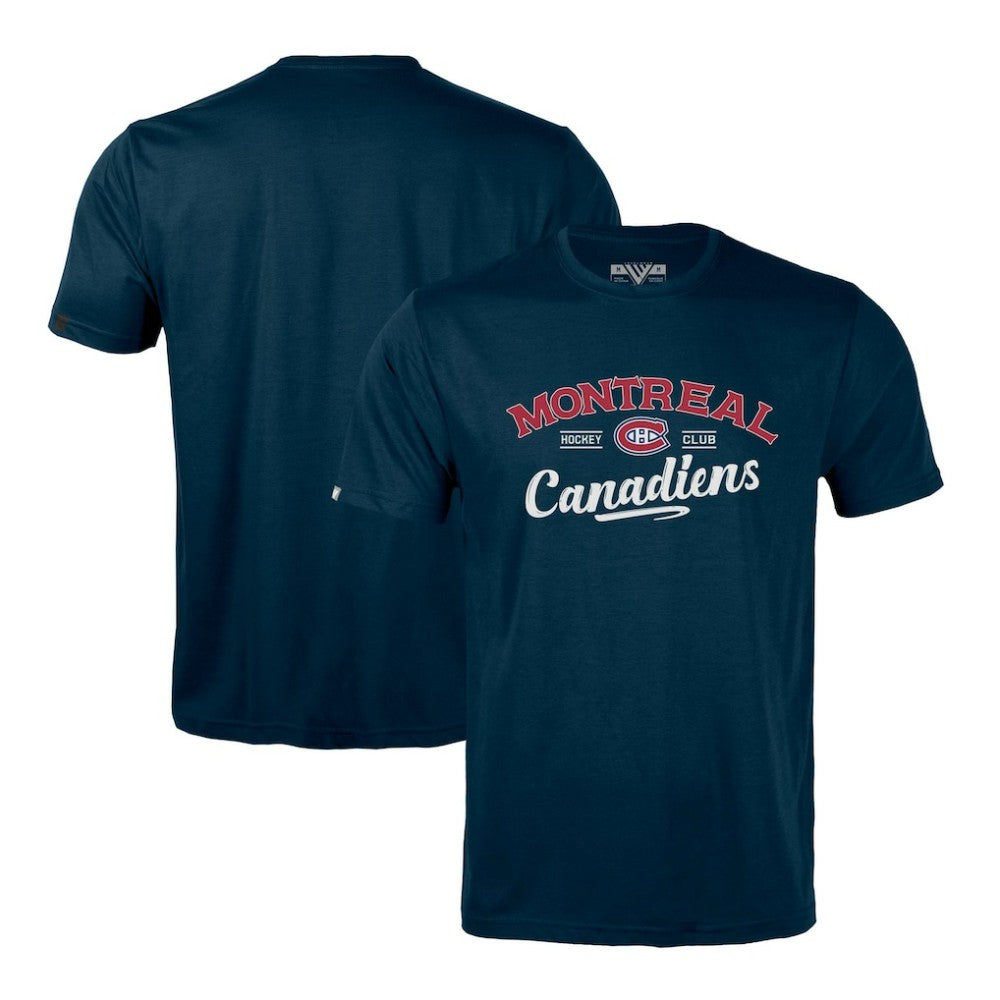 Montreal Canadiens Levelwear Richmond Ice Wall T-Shirt - Navy T-shirts