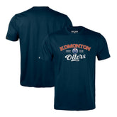 Edmonton Oilers Levelwear Richmond Ice Wall T-Shirt - Navy T-shirts