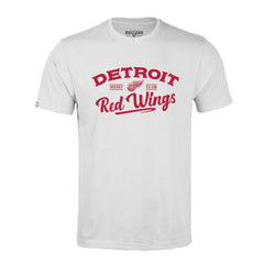 Detroit Red Wings Levelwear Richmond Ice Wall T-Shirt - White T-shirts