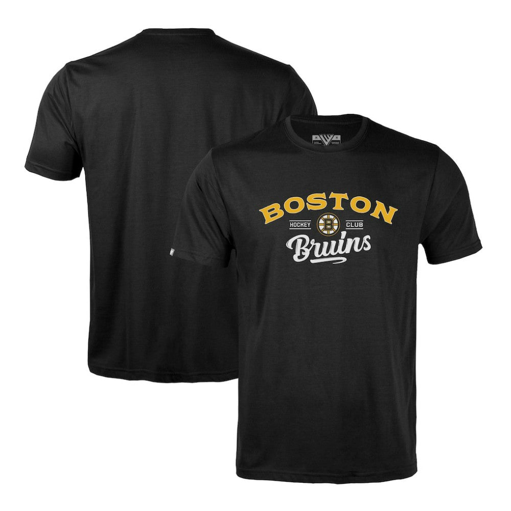 Boston Bruins Levelwear Richmond Ice Wall T-Shirt - Black T-shirts