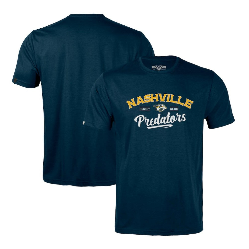 Nashville Predators Levelwear Richmond Ice Wall T-Shirt - Navy T-shirts