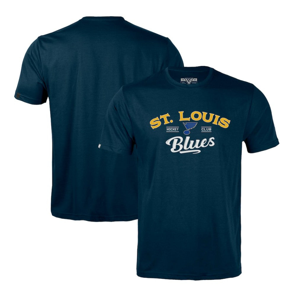 St. Louis Blues Levelwear Richmond Ice Wall T-Shirt - Navy T-shirts