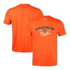 Anaheim Ducks Levelwear Richmond Ice Wall T-Shirt - Orange T-shirts