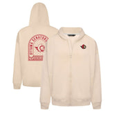 Ottawa Senators Levelwear Uphill Stained Glass Full-Zip Hoodie Jacket - Khaki Hoodies
