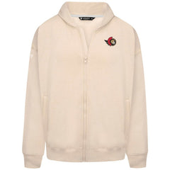 Ottawa Senators Levelwear Uphill Stained Glass Full-Zip Hoodie Jacket - Khaki Hoodies
