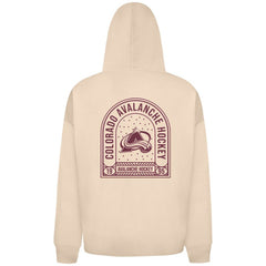 Colorado Avalanche Levelwear Uphill Stained Glass Full-Zip Hoodie Jacket - Khaki Hoodies