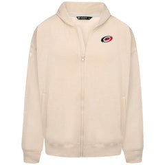 Carolina Hurricanes Levelwear Uphill Stained Glass Full-Zip Hoodie Jacket - Khaki Hoodies