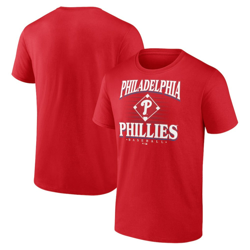 Philadelphia Phillies Retro Diamond T-Shirt Red