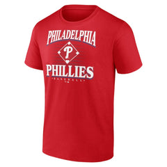 Philadelphia Phillies Retro Diamond T-Shirt Red