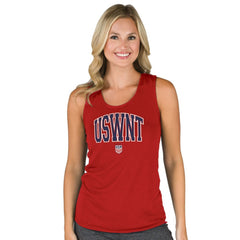 USWNT Concepts Sport Women's Marathon Racerback Scoop Neck Tank Top - Red shop