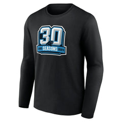 Carolina Panthers 30th Anniversary Long Sleeve T-Shirt - Black online