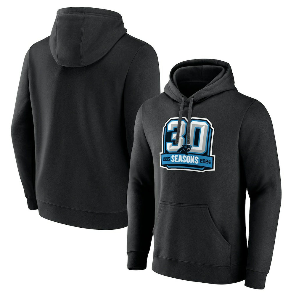 Carolina Panthers 30th Anniversary Pullover Hoodie - Black on sale