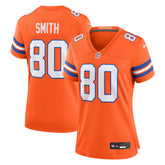 Rod Smith Denver Broncos Women's Mile High Collection 1977 Throwback Retired Player Game Jersey - Orange cheap